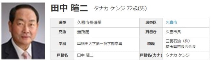 田中暄二氏