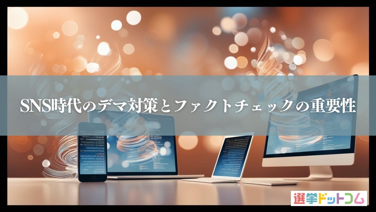 ネット情報に振り回されないためには?/SNS時代のデマ対策とファクトチェックの重要性 | 日本最大の選挙・政治情報サイトの選挙ドットコム